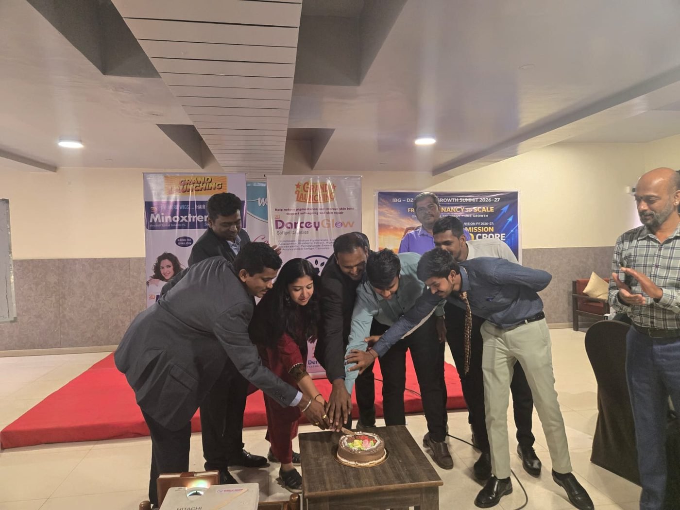 The inauguration ceremony at the IBG Wellness launch event