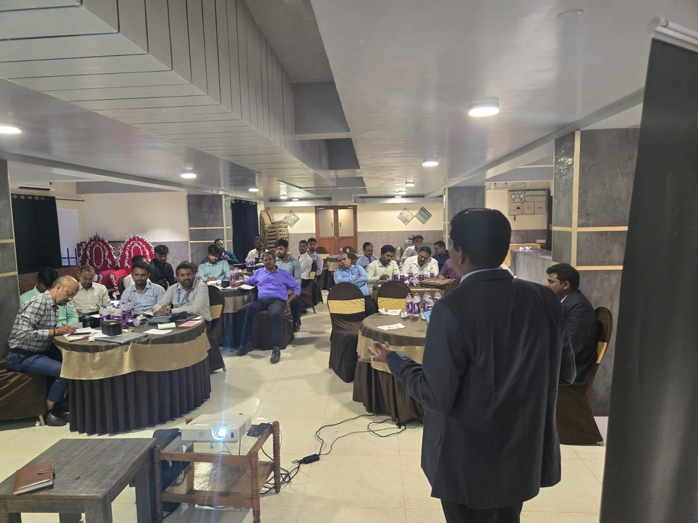 Delegates seated in the hall during a healthcare session
